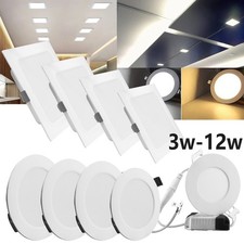 LED Panel Einbaustrahler Deckenleuchte Einbauleuchte Flach Einbau Spot 230V IP44