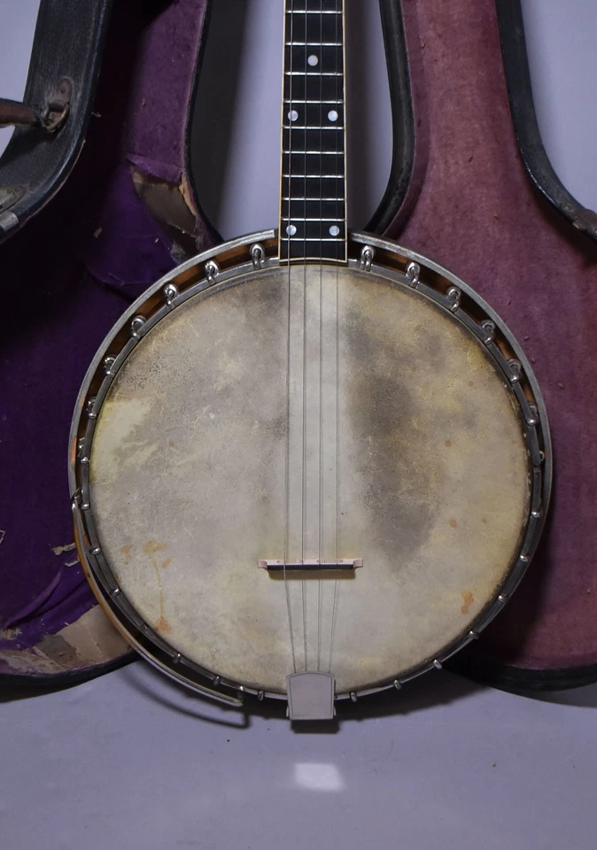 1919 Vega Style M 4-String Tenor Banjo w/OHSC - Image 2 of 4