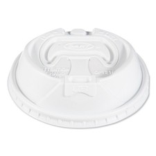 Dart OPT316 Optima Reclosable Lids fits 10 - 24 oz. Cups - WHT 1000/CT New