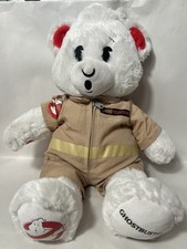 Build-A-Bear Ghostbusters 18" White Teddy Bear Plush with Jumpsuit BAB