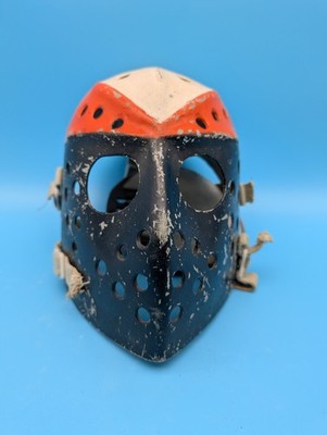 Vintage 70s Fibrosport Jacques Plante JUNIOR  F201 Futuramic  Goalie Mask