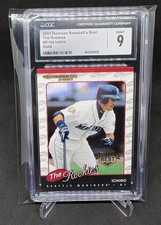 2001 Donruss Baseball's Best ICHIRO SUZUKI The Rookies R104 Gold Set /99 CGC 9