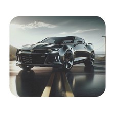Car Lover Mouse Pad, Chevy Camaro Desk Decor, 2019 Muscle Car Rectangle Mat,