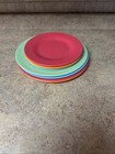 Gibson Home Multicolor Plastic Dish Set for 4 Dinner Plates & 3 Salad Plates — photo 3