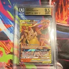 Pokemon TCG Charizard & Braixen GX 22/236 Cosmic Eclipse Ultra Rare BGS 9.5