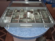 VINTAGE   Atco Metal 35mm Slide Storage Box   Holds 150 Slides Nice Clean 