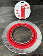 Squish Folding Collapsible Splatter Guard Fits Up To 12" Pans Heat Resist To 500