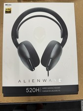 NEW UNOPENED BOX Alienware 520H Wired Gaming Headset Black 3.5MM/USB