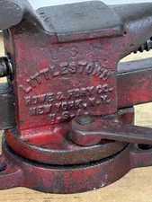 Vintage Bench Vise Littlestown Hardware And Foundry CO New York N.Y. Swivels 25