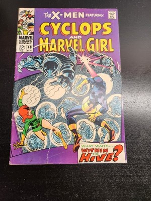 The X-Men #48 Marvel Cyclops Marvel Girl 1968 Silver Age