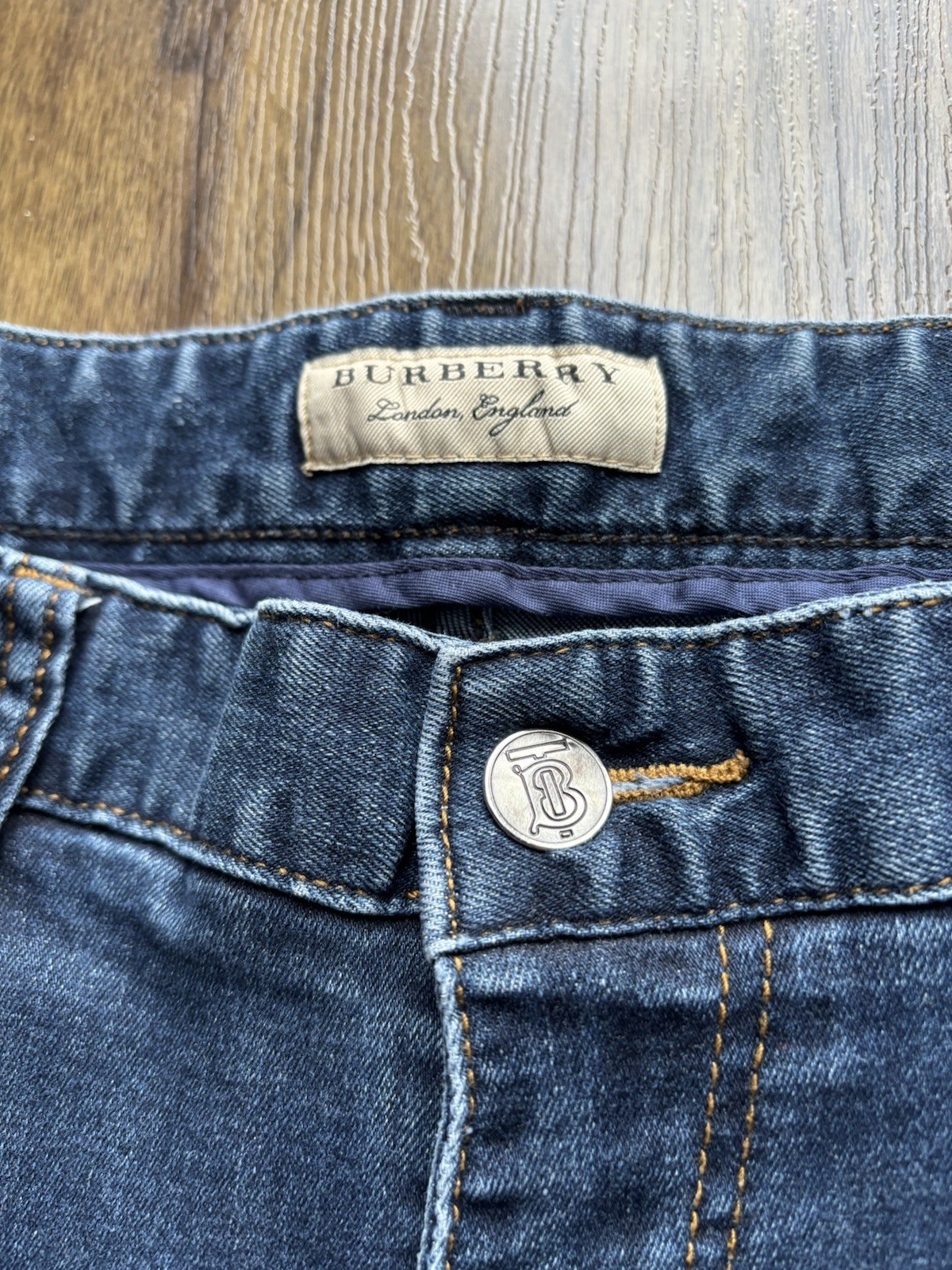 Burberry UK (16) Classic Blue W32 L27 “London” Reg Fit / Straight Leg RRP £575 image 5