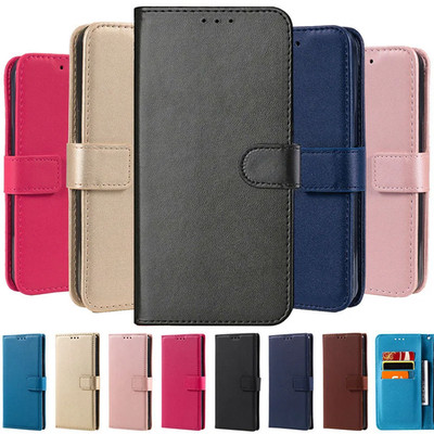 Wallet Flip Leder Case für iPhone 17 16 15 14 13 12 Pro Max Kartenfach Hülle
