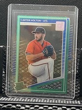 Carter Holton 2025 Donruss Clearly Rated Prospects (SP) #182  - Braves
