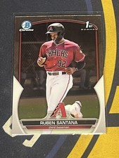 2023 Bowman - Chrome Prospects #BCP-42 Ruben Santana (RC)