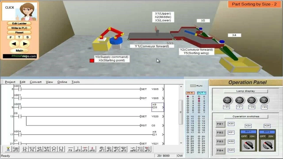 PLC Training Software Ladder Logic Learn to Program GX DEV Melsoft Course Lesson - Image 2 of 4