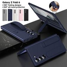 For Samsung Galaxy Z Fold 6 5 4 Shockproof Wristband Stand Case Screen Protector