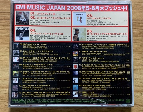 COLDPLAY RADIOHEAD V.A. Japan DJ-only Promo CD Very Rare - Imagen 4 de 4