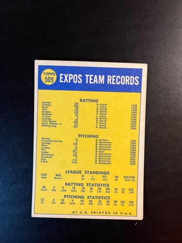 1970 Topps Baseball Cards (361 - 720) - Pick The Cards to Complete Your Set - Picture 252 of 500