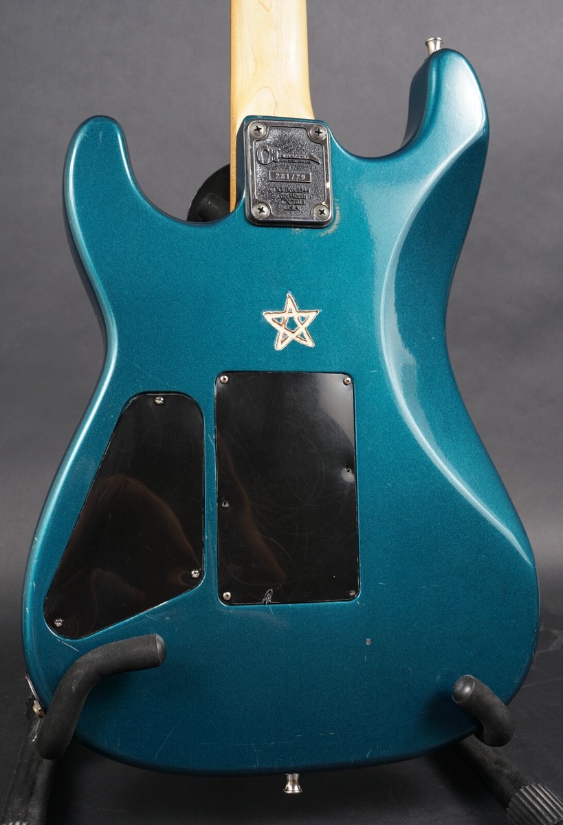 Late 80's Charvel Model 3 Electric Guitar in Electric Blue