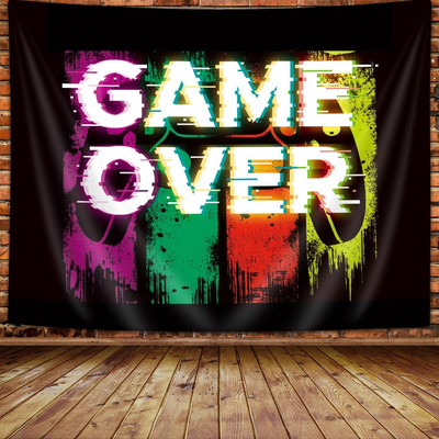 Gaming Wall Tapestry Cool Fun Gaming Posters Wall Art for Men Boys Teenage, Teen