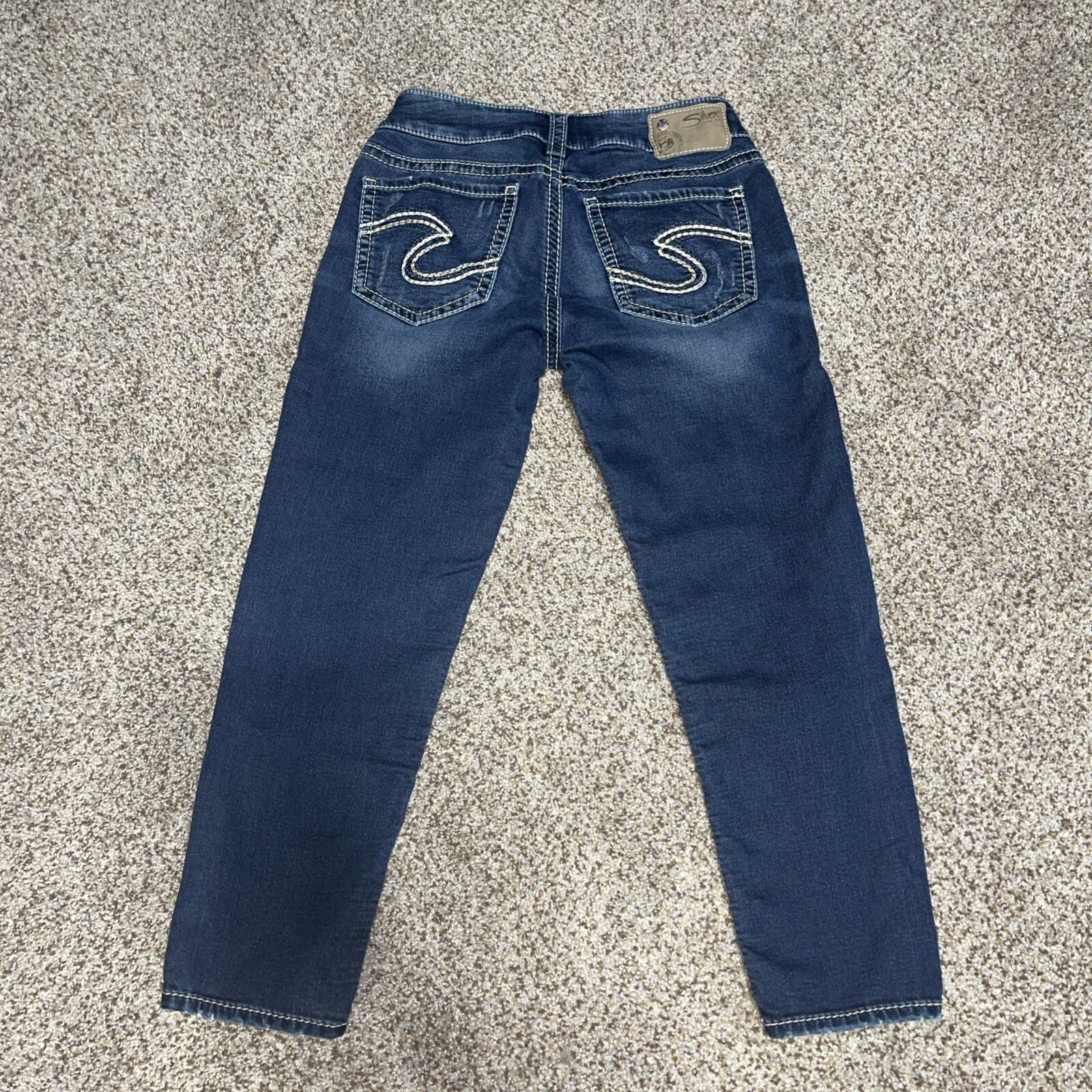 Silver Jeans Suki Mid Capri Joga Women's Size 27x24 Waist 26 - View 13