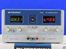 BK Precision 1743A DC Power Supply Powers On Sold for Parts Untested