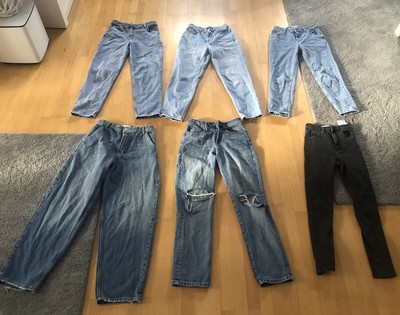 jeans hosen damen/ mädchen paket aktueller Trend 6Stck.