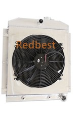 3 Row Radiatorshroudfan For 1947-1954 Chevy Fleetline Fleetmaster Truck Pickup
