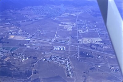 35mm Slide 1970 Aerial View of San Marcos & Williams Bros Aircraft Model Factory