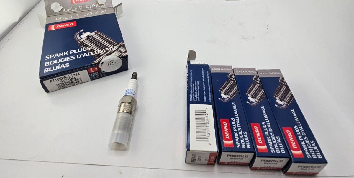 QTY 12 Denso Spark Plug Double Platinum 5070 PT16EPR-L13 for 2014 Ford E-350