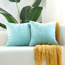 Crushed Velvet Cushion Cover Luxury Throw Pillow Case Cover 16" 18" 20" 22" 24"