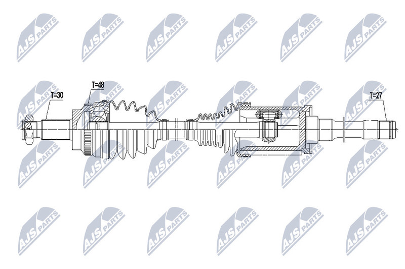 Arbre de transmission pour BMW Série 3 Berline Coupé et Touring