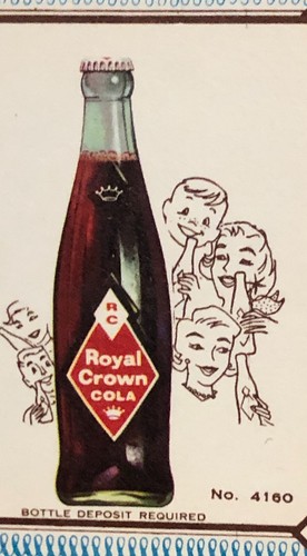 Vintage 50er Jahre Royal Crown Soda Gutschein - Original NOS unbenutzt Nehi Werbung - Bild 3 von 5