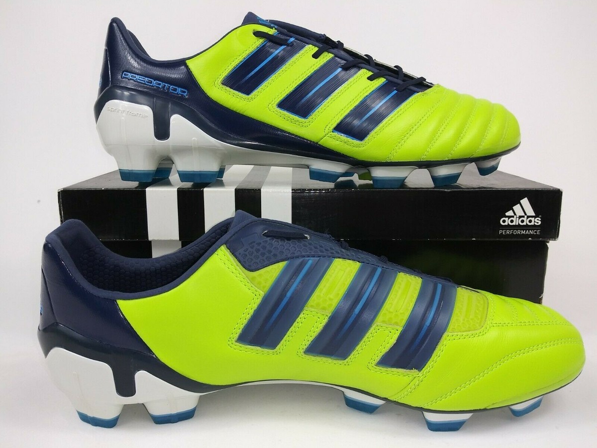 Adidas Mens Rare adipower Predator TRX FG V23527 Green Navy