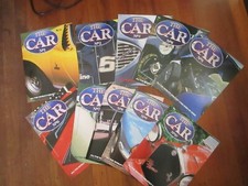 Bulk Vintage The Car magazine vol 1 - 10  #D