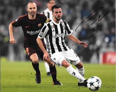 BOSNIA HERZEGOVINA MIRALEM PJANIC HAND SIGNED JUVENTUS 8X10 PHOTO W/COA 