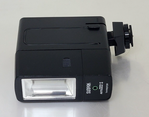 RARE Vintage Black Sunpak Auto 322S Thyristor Camera Flash (Tested/Working) - Picture 5 of 8