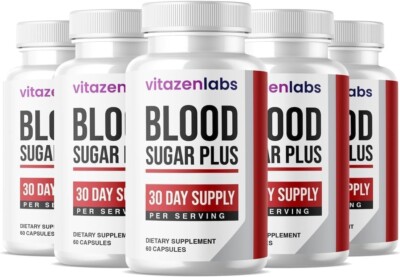 VitaZen Labs Blood Sugar Plus Support Dietary Supplements (300 Capsules) 5 Pack