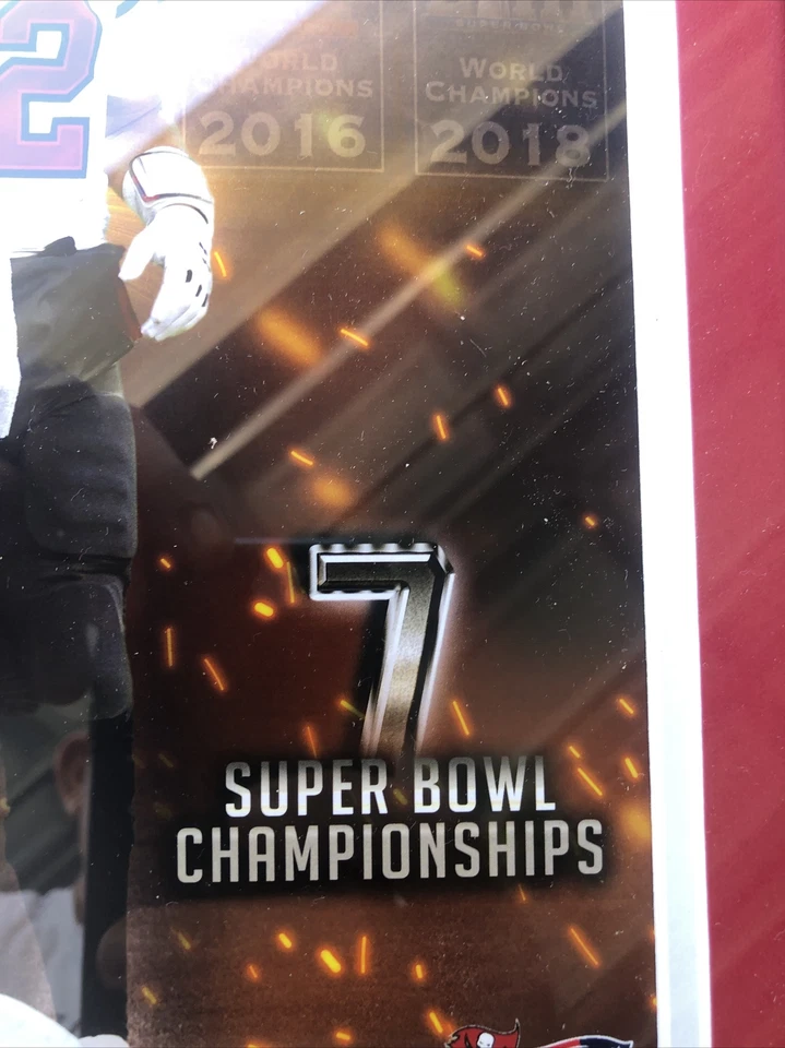 Tom Brady 7 veces campeón del Super Bowl moneda de bronce foto como nueva # 3 de 5000 Foto 4 de 4