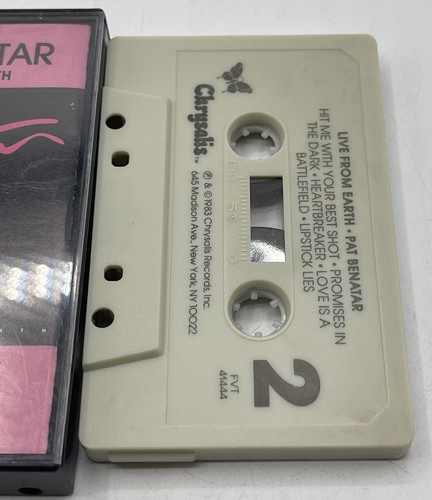 Pat Benatar - Live From Earth Audio Cassette 1983 - Picture 5 of 5