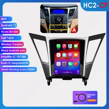 9.7" for Hyundai Sonata 2011-2015 Android 13 Radio Apple CarPlay GPS Wifi BT SWC