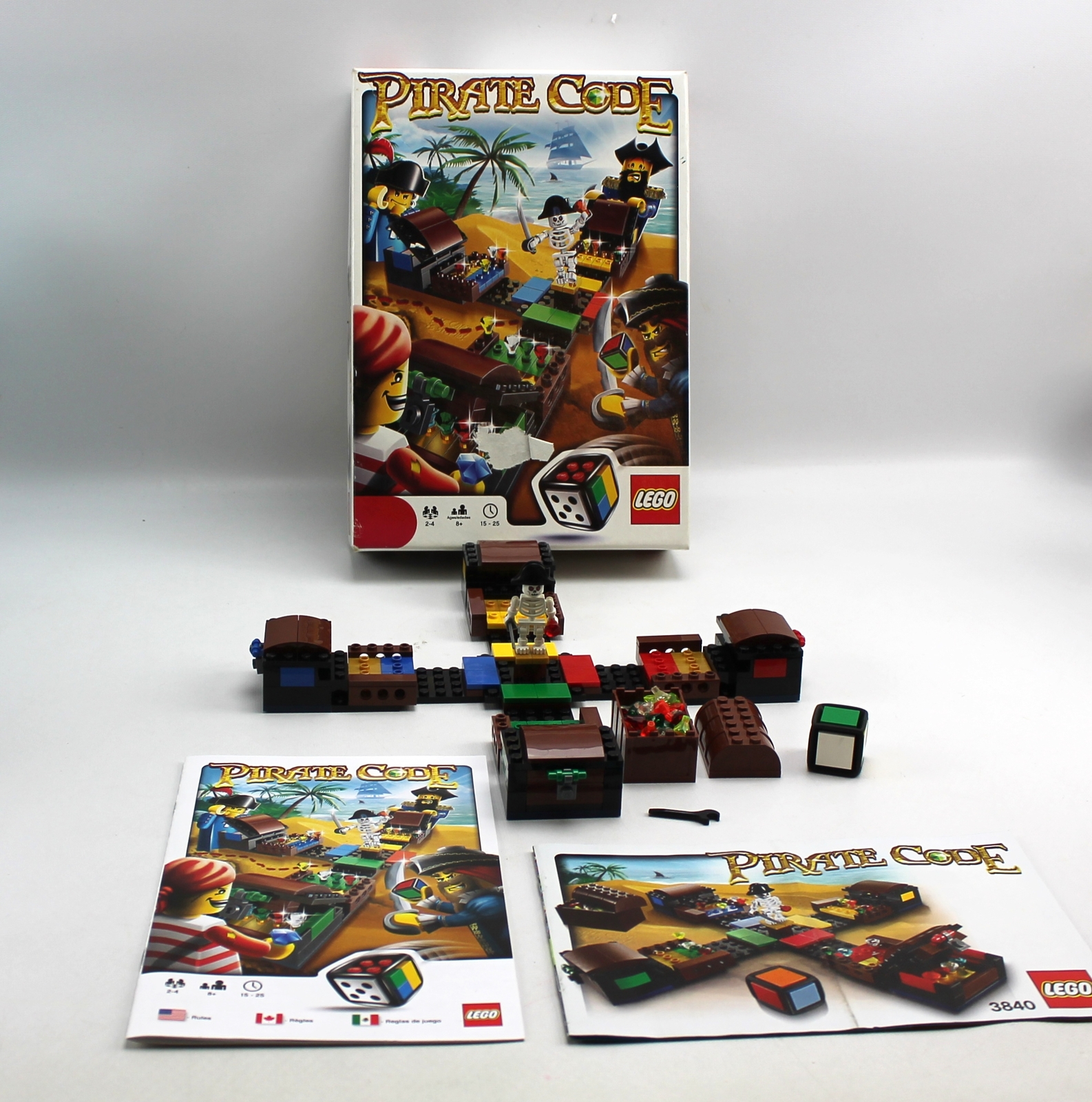 LEGO 3840 Pirate Code Game 100% complete with box and instruction manual | eBay