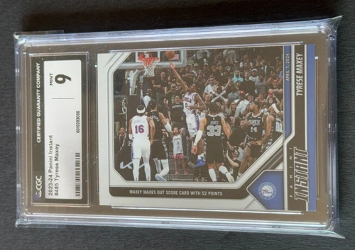 2023 Panini Instant #485 Tyrese Maxey VS Victor Wembanyama RC Rookie PR=85 CGC 9