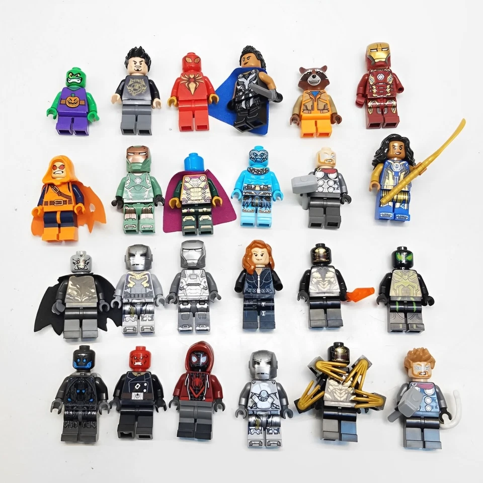 Lote de 8 minifiguras Lego Marvel lote a granel minifiguras de superhéroes figuras de pantera negra Foto 3 de 4