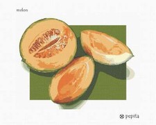 Melon Needlepoint Kit or Canvas