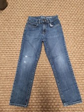 Childrens Place Boys Straight Fit Blue Denim Jeans Size 8