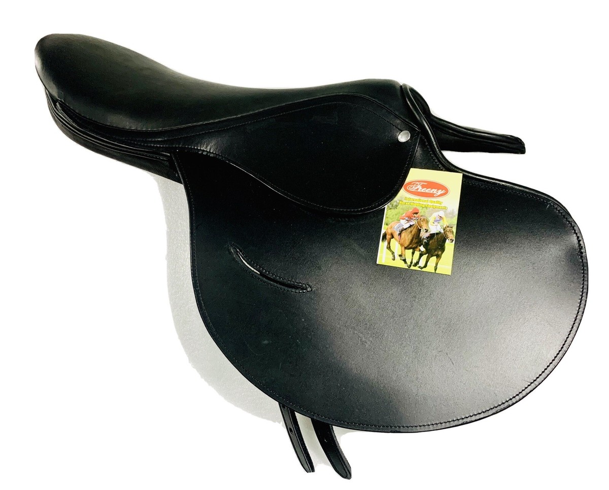 Selle D'exercice De Course Synthétique Noire FREENY - Taille