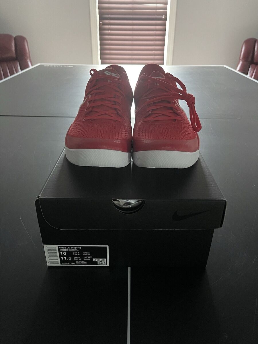 Nike Kobe 8 VIII Protro University Red White HF9550-600 Size Nike Kobe 8 VIII Protro University Red White HF9550-600 Size