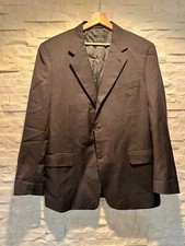 EUC Men's CANALI 100 Pure Wool Italian Blazer Jacket Charcoal see measurements