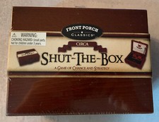 Front Porch Classics Circa Shut-The-Box 53501RC for ages 8 and up NIB